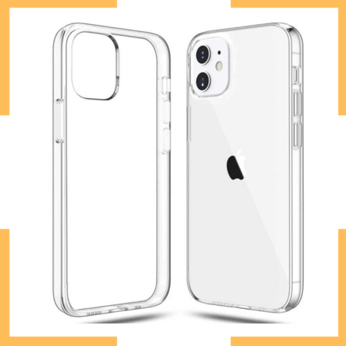 Funda Transparente Antigolpes De Silicona iPhone 12