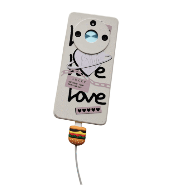 Protector de Cable de Carga Compatibles con iPhone y Android Diseño Hamburguesa