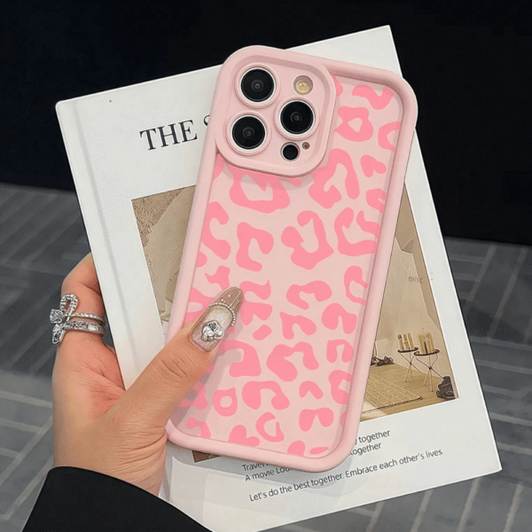 Funda iPhone 15 pro Con Estampado de Leopardo Diseño moderno
