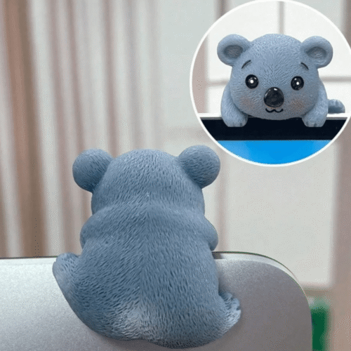 Mini Animales De Resina Para Decorar Monitores Pantallas Móviles Koala