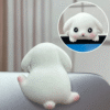 Mini Animales De Resina Para Decorar Monitores Pantallas Móviles Conejito
