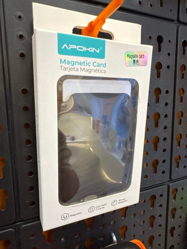 Tarjetero Magnético Apokin Negro