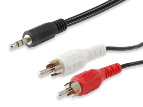 Cable Audio 3.5mm a 2 RCA, 3.5 Metros