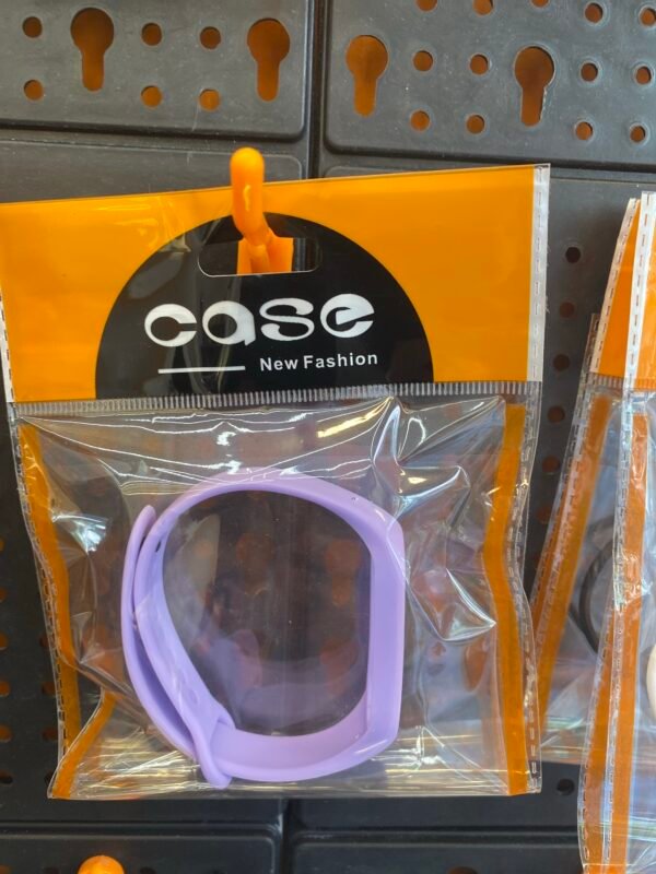 Funda Protectora Lila Para Mi Band M5/M6/M7