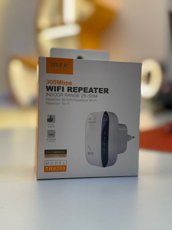 Repetidor WiFi Inalámbrico 2.4GHz 300Mbps Blanco TR9200 BL