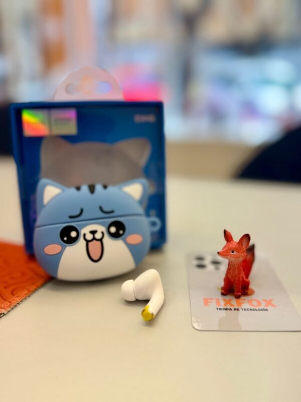 Auriculares Hoco EW48 Azules Con Forma De Gato TWS Headset