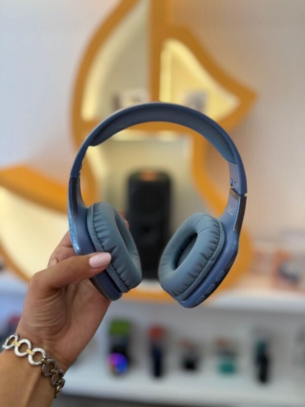 Auriculares Bluetooth 5.3 Plegables con Batería 300mAh Azul