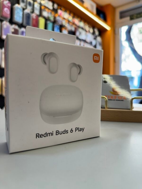 Auriculares Xioami Redmi Buds 6 Play Mi Bluetooth con Estuche de Carga Blanco