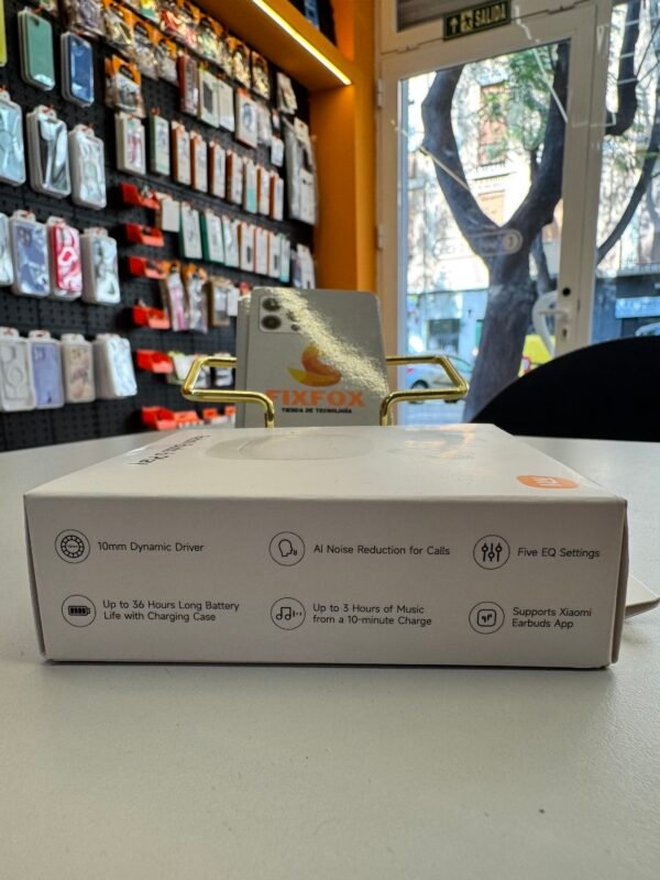 Auriculares Redmi Buds 6 Play Mi Bluetooth con Estuche de Carga Blanco lateral
