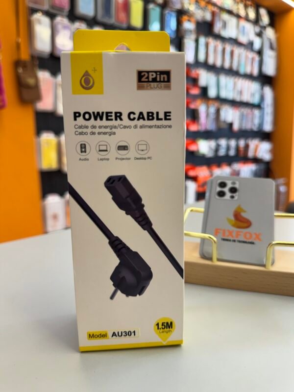 Cable Alimentación Euro Power 3 Puertos - AU301