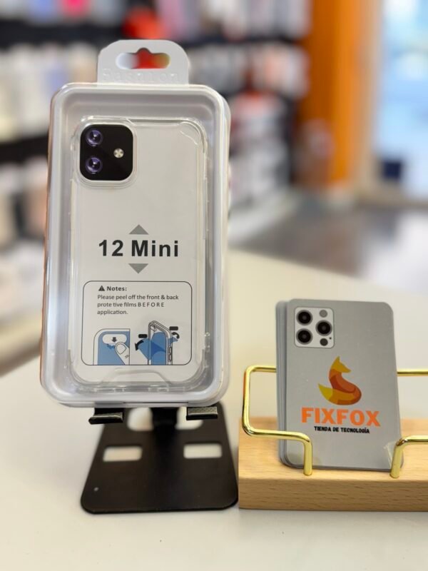Funda iPhone 12 Mini Antigolpes Premium Transparente