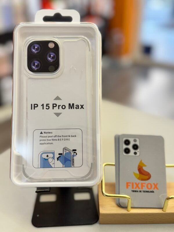 Funda iPhone 15 Pro Max Antigolpes Premium Transparente