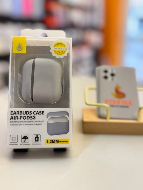 Fundas Airods 3 Gris de Silicona