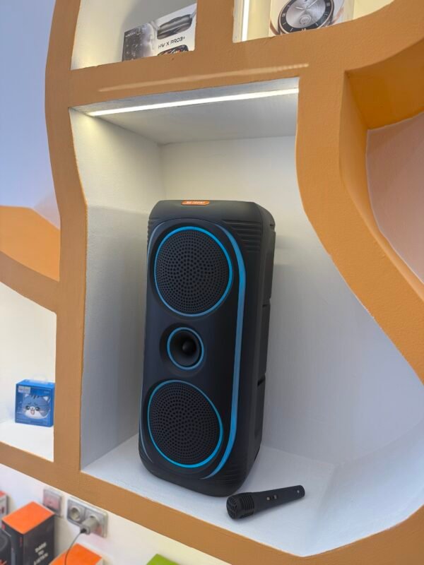 Altavoz Portátil Luces LED RGB, Función TWS Y Micrófono Integrado