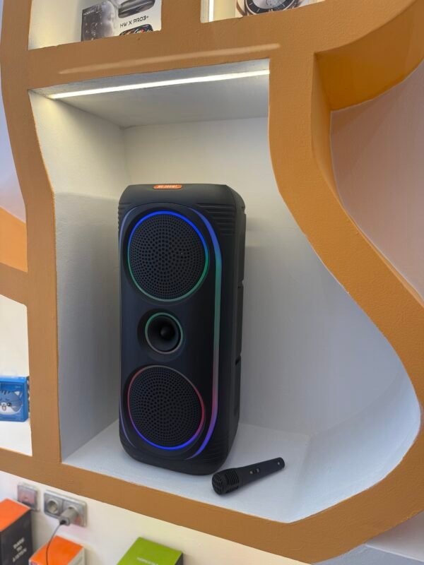 Altavoz Portátil Luces LED RGB, Función TWS Y Micrófono Integrado
