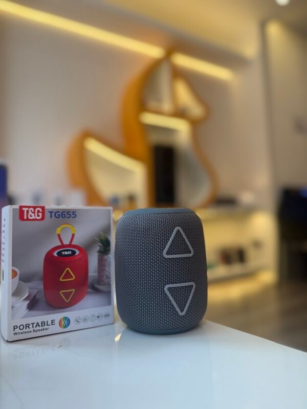 Altavoz Portátil TG655 Pequeño Gris Compacto Fácil De Llevar