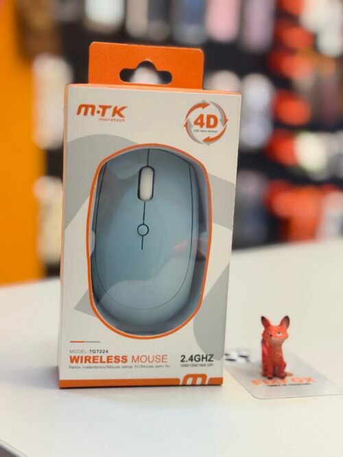 Mouse Ratón Inalámbrico 4D Azul Tg7224