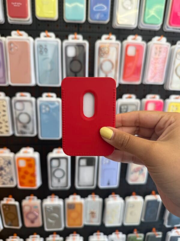 Tarjetero Magnético Apokin Rojo