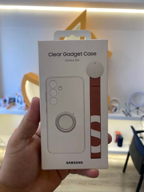 Funda Samsung S24 Original Transparente con Correa