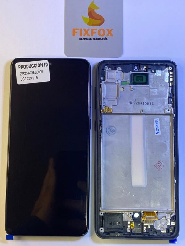 PANTALLA SAMSUNG A33 OLED   VIDRIO GRANDE CON MARCO OLED